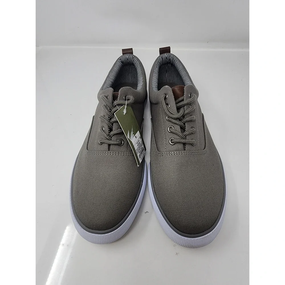 Goodfellow & Co Mens Brady Sneakers Gray Canvas Casual Size 9.5